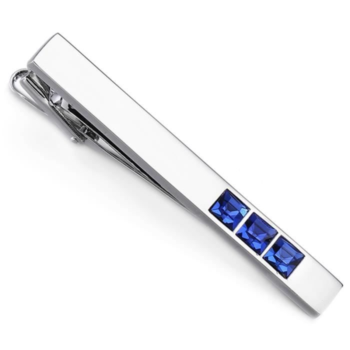 Set Boutons De Manchette + Pince à Cravate Noire Lettres – Acier Inox Personnalisé 26 Lettres Mariage & Affaires
