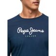 T-Shirt Pepe Jeans Eggo Long Bleu pour Homme-2