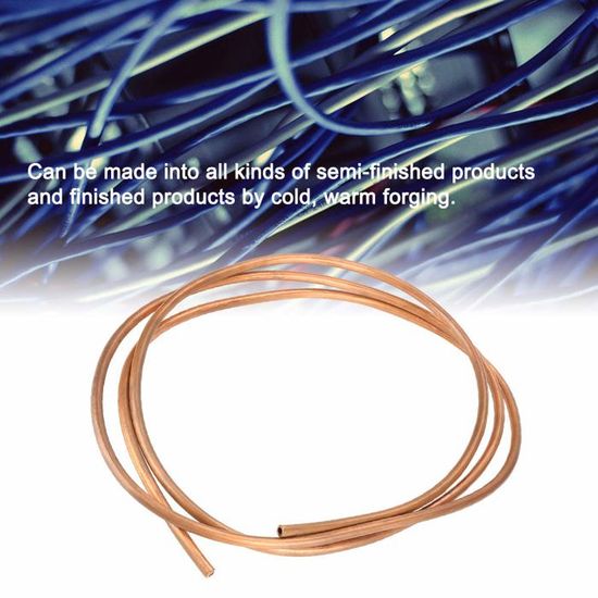 Tube De Cuivre Souple De 2 M Pour Climatisation/réfrigération - 10 Mm Extérieur, 8 Mm Intérieur, épaisseur 1 Mm - Bobine Flexible, Haute Résistance - 5
