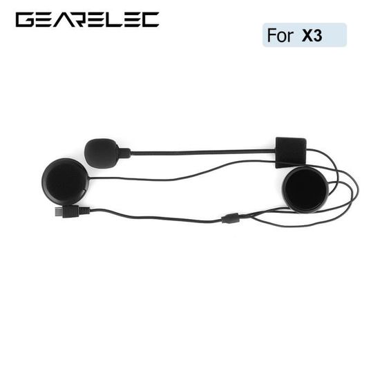 GEFlaLEC GX10 Casque d'interphone moto, casque Bluetooth 10