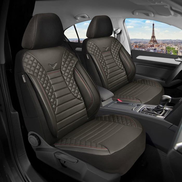 Lot de 2 Housses de Protection pour Voiture compatibles avec Fiat ...
