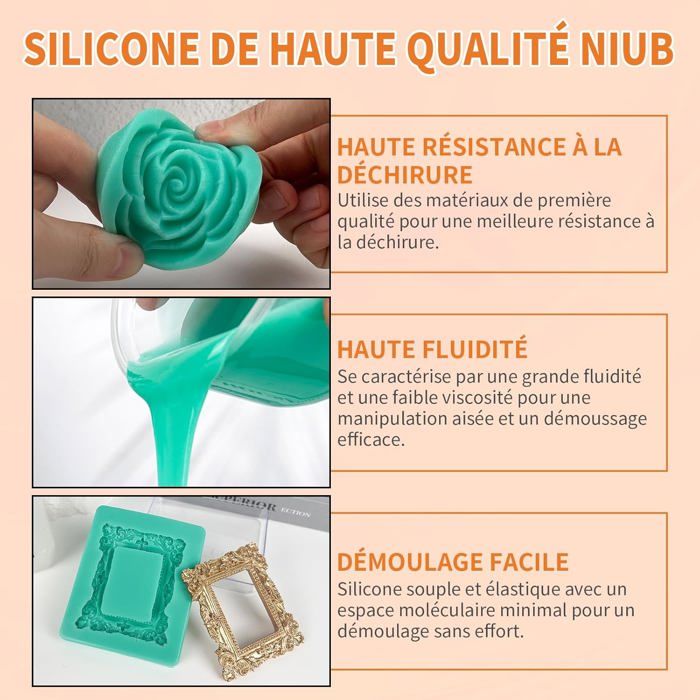 Boîtier Réglable Pour Fabrication Moules Silicone - Kit Moulage Plastique ABS Polyvalent Et Solide