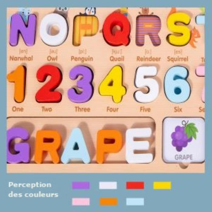 MARAYAN Casse tete enfant-Jeux Montessori 2 3 4 5 ans-Smart  games-Tangram-Jouet puzzle bois,Cadeau Fille Garcon-Apprendre Couleurs -  Cdiscount Jeux - Jouets