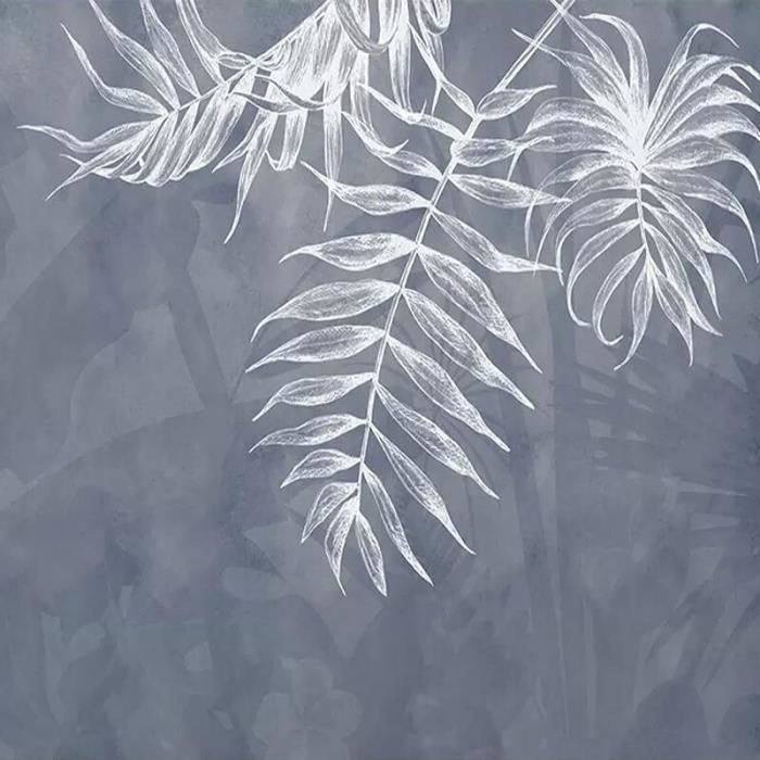 Mode Feuilles Motifs Fond D'Écran Photo Effet 3D Papier Peint ...