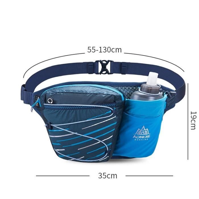 Sacoche sac de ceinture pour course pied sac de ceinture d hydratation sac banane l ger pour course Type Blue With Bottle
