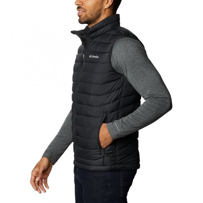 Doudoune sans manches Columbia POWDER LITE Homme Noir Technologie thermique Omni Heat Noir Cdiscount Pret a Porter