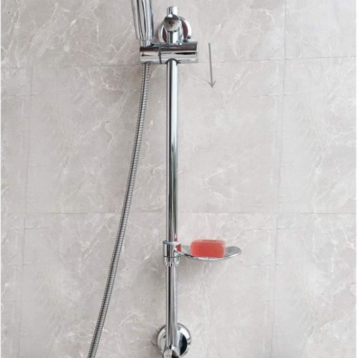 Ravak Douches - Barre De Douche Avec Support Coulissant 972.00, 600 Mm Chrome X07p012 94246449