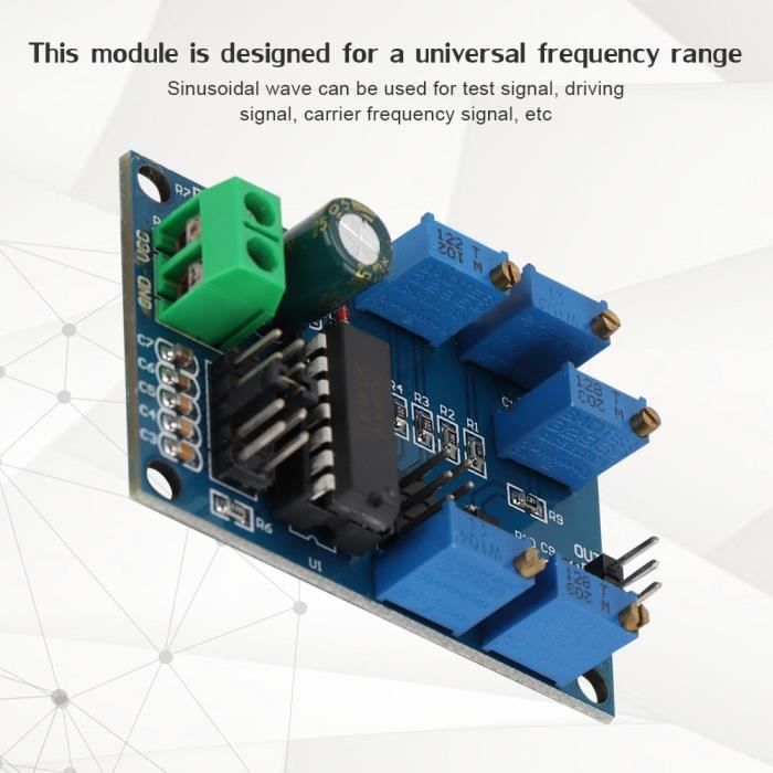 Générateur De Signal Xr2206 1hz -1mhz, Fonction Sinusoïdale