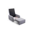 Fauteuil innovant avec fonction de couchage, meubles de salon, design élégant - Porto 80 - Beige (BRAGI 28)-3