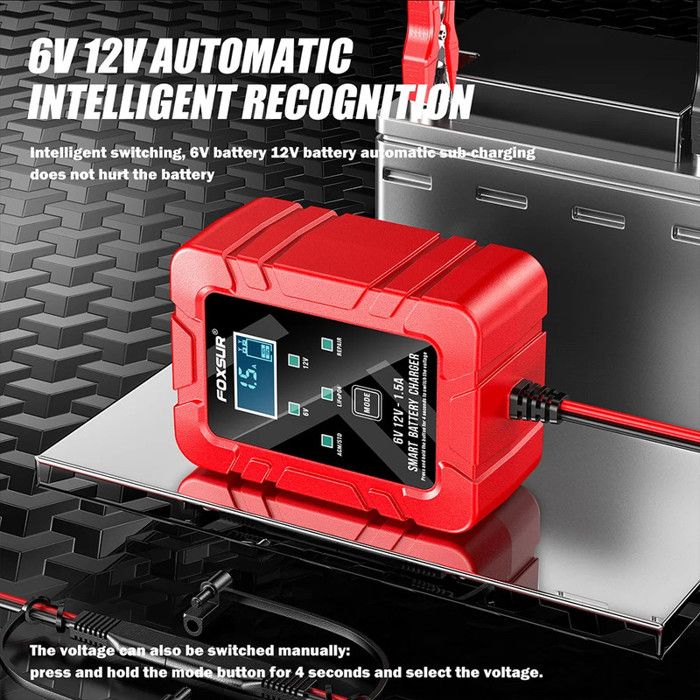Tosiicop Chargeur 6V Pour Voiture Électrique Enfant – Moto, Quad, Jeep, ATV – Sécurité Certifiée CE/ETL