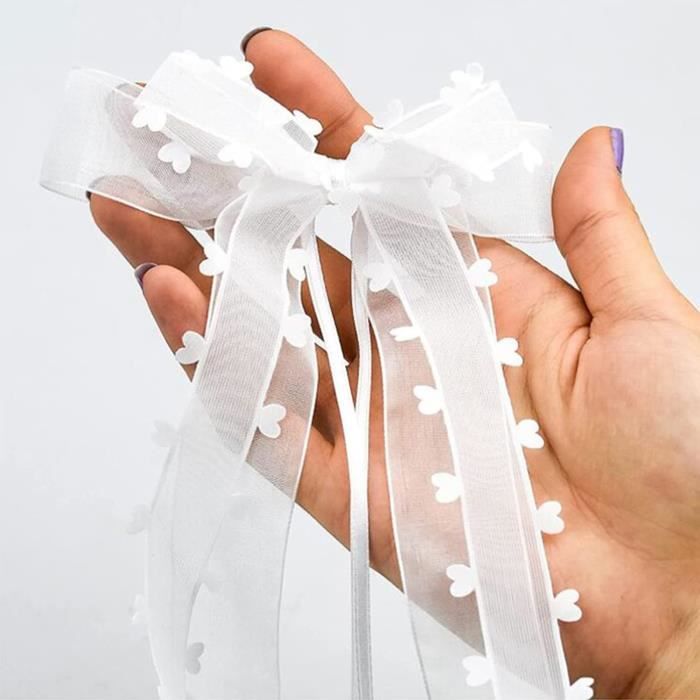 YAYNO 10 Pièces Noeud Voiture Mariage Decoration Voiture