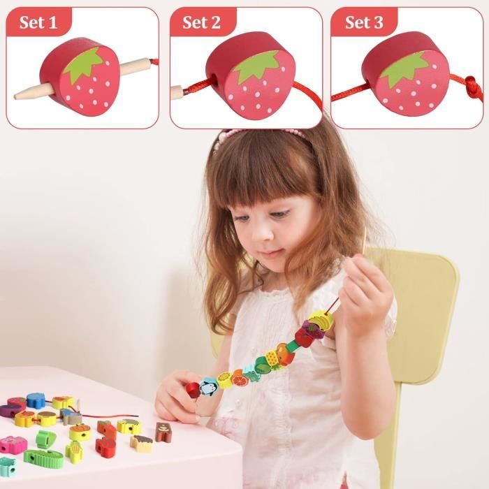 Set De 70 Pièces Jouets Magnétiques Montessori - Blocs De Construction Éducatifs Pour Enfants Dès 3 Ans