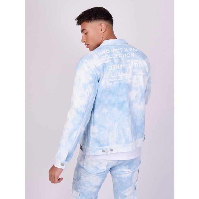 Veste jean tie and dye on sale