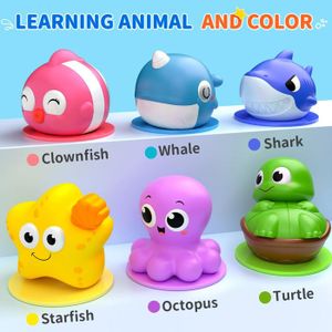 Lot De 12 Jouets De Bain LED – Étoiles Colorées 7 Couleurs – Capteur Tactile Et Liquide – Dès 6 Mois