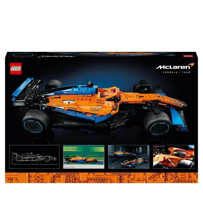 LEGO® 42141 Technic La Voiture De Course McLaren Formula 1 2022, Modèle  Réduit F1, Kit de Construction, Maquette pour Adultes - Cdiscount Jeux -  Jouets