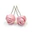 Rougecaramel Epingle Cheveux Fleur Fait Main Pic à Cheveux Mariage Lot 2pcs Rose Pâle Rc004790