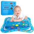 2windeal® Tapis d'eau Gonflable Centre de Jeu Mat bébé éducatif enfant requin avec boîte 66*50cm-0