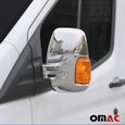 Protection Exterieure - Coques de Rétroviseurs pour Ford Transit 2014-2021 2x Plastique ABS Chromé-0