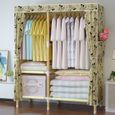 Armoire Penderie Imprimee 100 45 150 Cm Assembler La Garde Robe