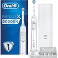 Oral-B Genius X Brosse à Dents Électrique Rechargeable 1 Manche, 1 Brossette, 1 Étui de Voyage Premium Offert-0