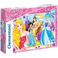 Puzzle Disney Princess - CLEMENTONI - Maxi Supercolor - 104 pièces - Pour enfant-0