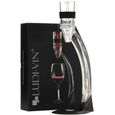 Aérateur de vin Ludi vin + socle - noir, transparent-0
