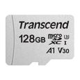 Carte mémoire flash Transcend 300S 128GB UHS-I U3A1 microSD-0
