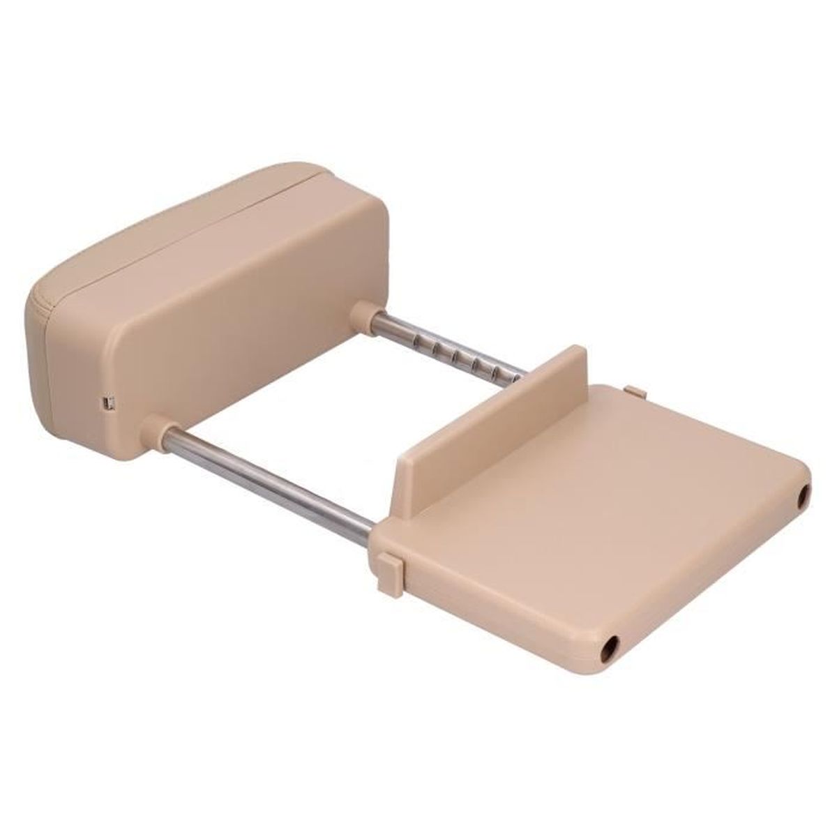 Repose-bras Pour Peugeot 208 (2019-2024) - Accoudoir Central Avec Rangement Et Ports USB - Ligne Noire