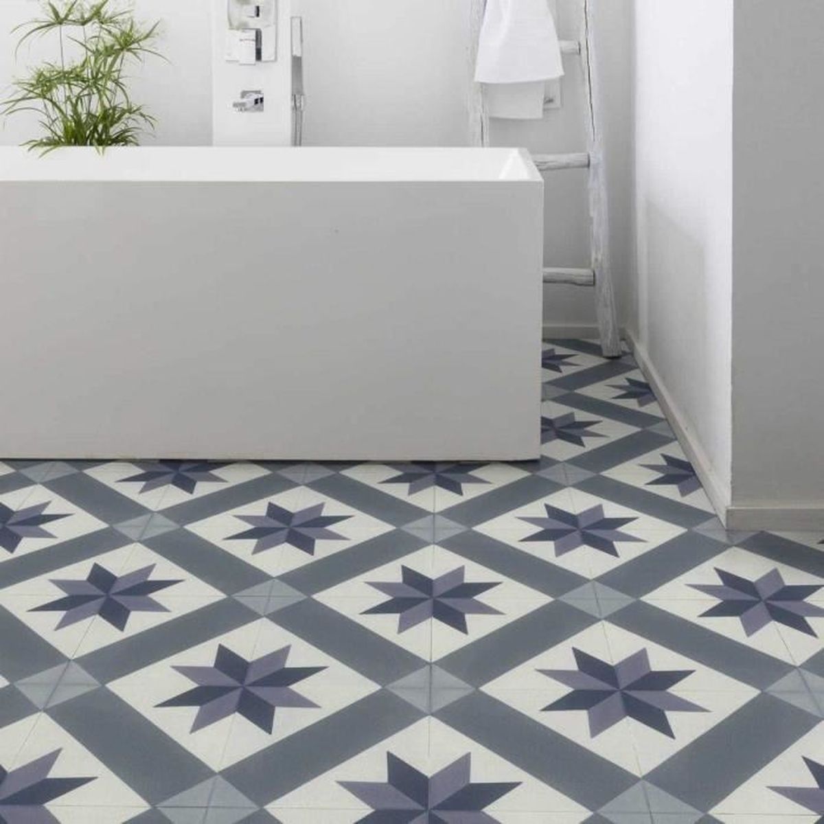Tapis Pvc Carreaux Ciment Aubrac 200x300cm Vinyle Ideal Style Suedois Tapis De Passage Devant Evier Madeinnature Achat Vente Tapis Soldes Cdiscount