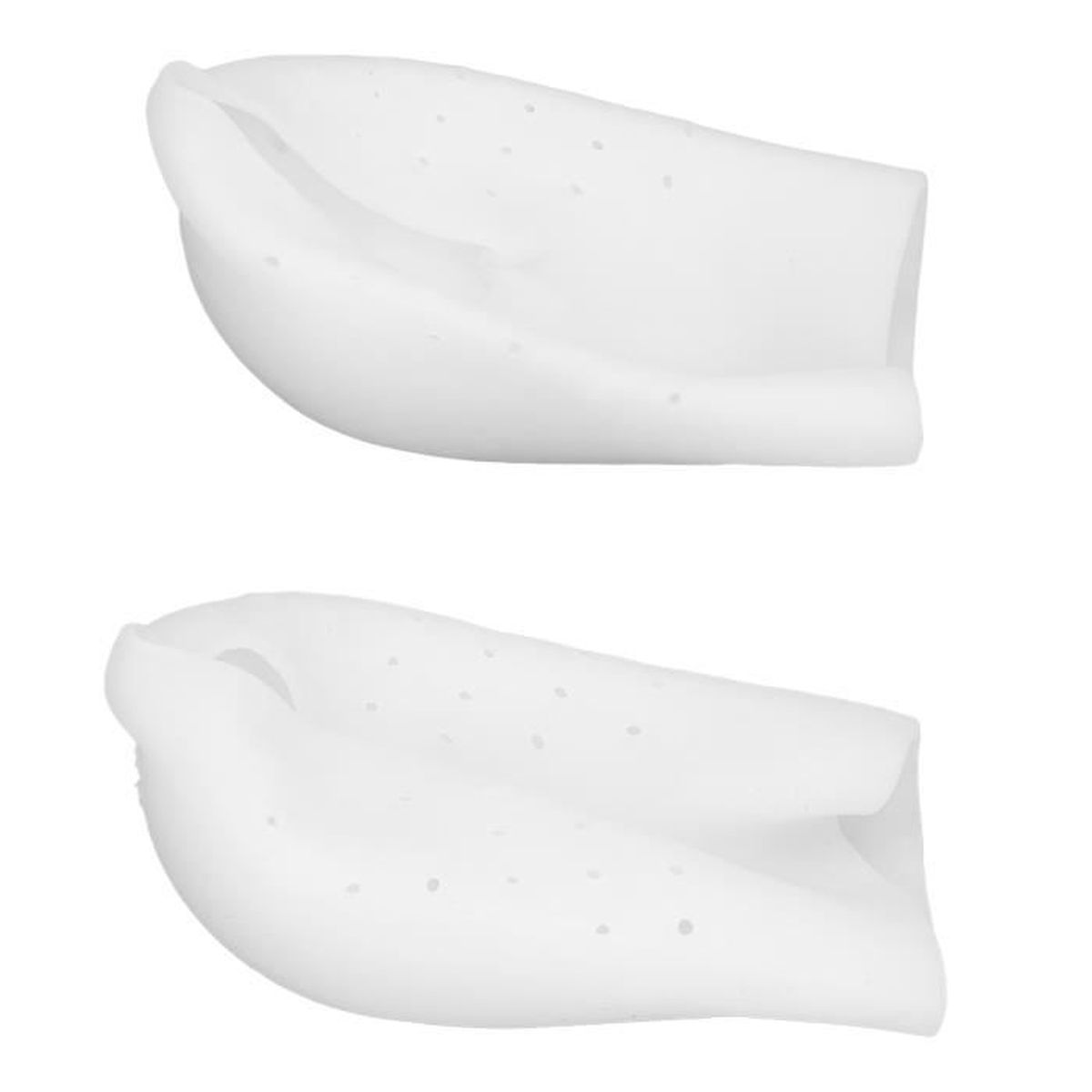 JIT Protègetalon en silicone de talon en silicone Blanc