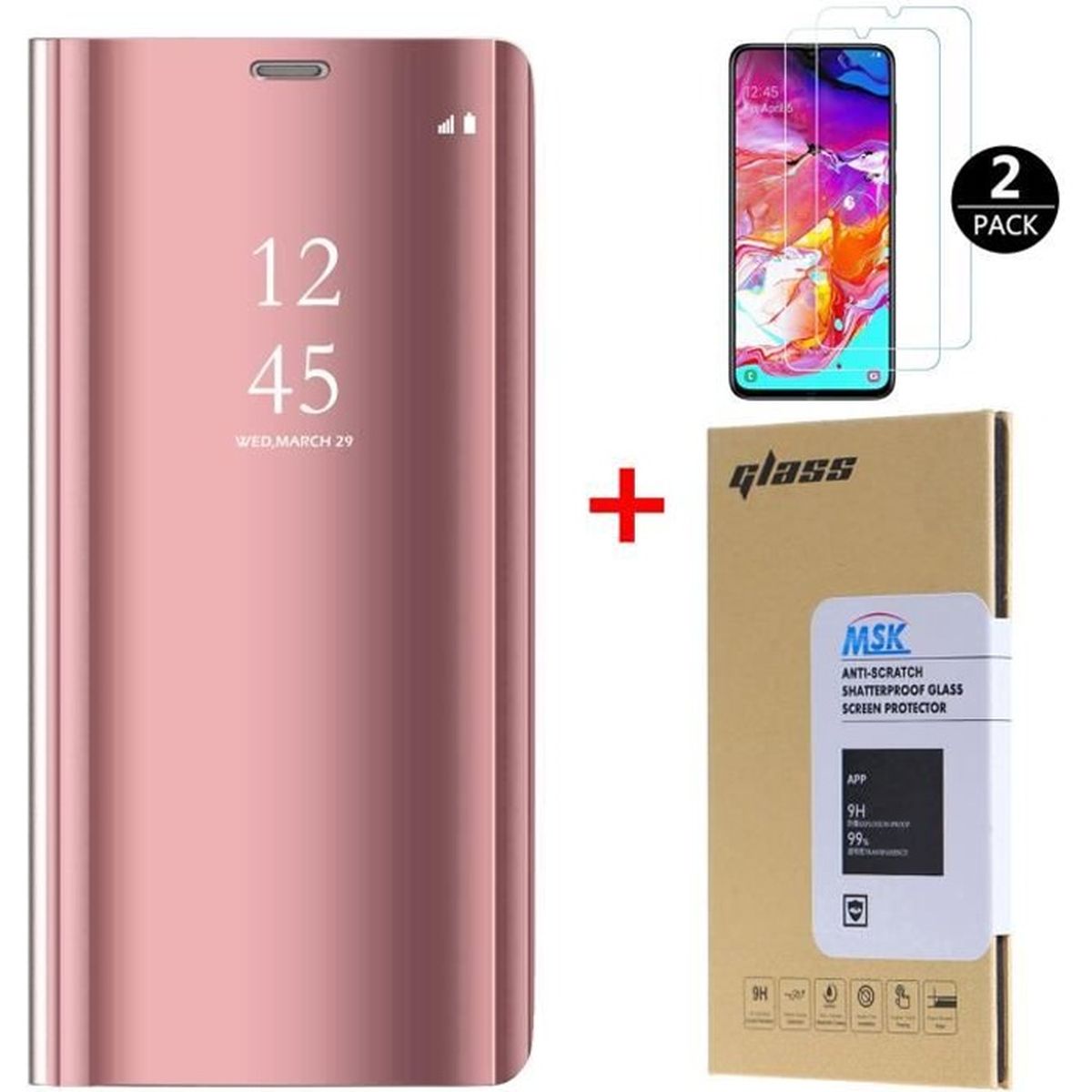 coque samsung a70 or rose coque samsung a70 or rose