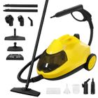 OLOKDYIZ Nettoyeur Vapeur Puissant 2000W - Pression 5 Bars - Réservoir 2L - 15 Accessoires - Autonomie 40min - Jaune