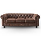 INTENSE DECO Canapé Chesterfield 3 Places Vintage