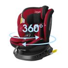 Reecle i-Size Siège Auto 360° Pivotant ISOFIX 40-150 cm, de la naissance à 12 ans (0-36 kg), ECE R129, Rouge