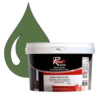 Peinture Résine  0.5L - Multisupport RAL 6011 - Vert réséda - Faïence, Carrelage, Douche, Baignoire - Kit d'application