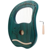 ARAMOX Harpe 19 cordes Lyre Harp 19 cordes 19 sons accordables acajou petit instrument de musique portable