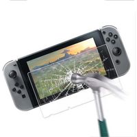 Protection écran en verre trempé  + lingette micro fibre pour Nintendo Switch