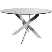 Table de repas ronde 140 cm - FAXOU - L 140 x l 140 x H 75