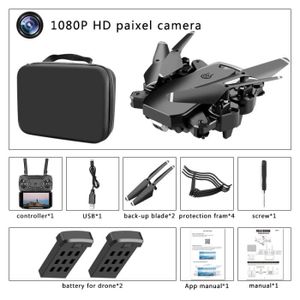 DRONE Caméra 1080P 2B Sac - Drone S60 avec double caméra