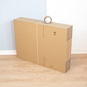 PRIVATE BRAND UNBRANDED Très grand carton de déménagement de 60,96 cm L x  50,8 cm l x 53,3