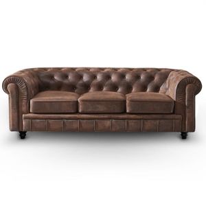 Canape Chesterfield Vintage Cdiscount Maison