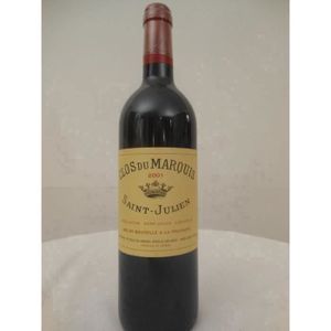 VIN ROUGE saint-julien clos du marquis rouge 2001 - bordeaux