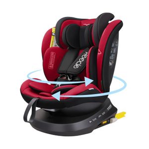 Siege auto isofix NANIA SPIRIT 40-150 cm R129 – 0 a 10 ans- Dos rou