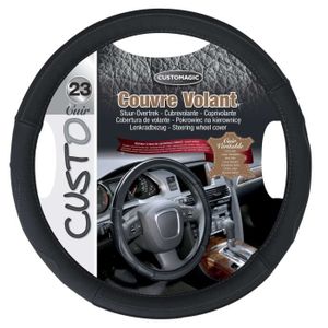 COUVRE-VOLANT SODIFAC Couvre volant Cuir Premium - Gris