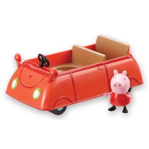 FIGURINE - PERSONNAGE Figurine Peppa Pig - GIOCHI PREZIOSI - Peppa et sa voiture - Licence Peppa Pig - A partir de 3 ans - Mixte