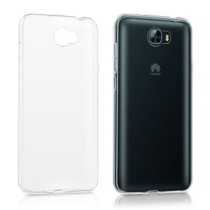 2016 kwmobile Coque Huawei Y6 II Compact - Coque pour Huawei Y6 II Compact - Housse de t/él/éphone en Silicone Noir 2016