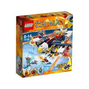 ASSEMBLAGE CONSTRUCTION LEGO Chima 70142 Le planeur Aigle de feu d'Eris