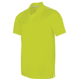 POLO Polo homme sport - PA480 - vert lime - manches cou