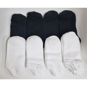 Hommes chaussettes blanche taille 43 46 Cdiscount