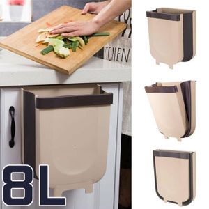 Poubelle Compost Cuisine - Composteur de Cuisine en Plastique pour Déchets  Organiques - Poubelle de Table avec Couvercle - Petite Poubelle de Porte  sous évier - Anti-Odeurs - Verte, 5L esquí esquí